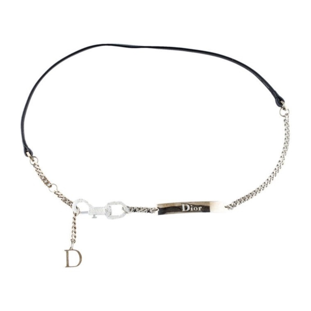 Dior Crystal Tag Belt